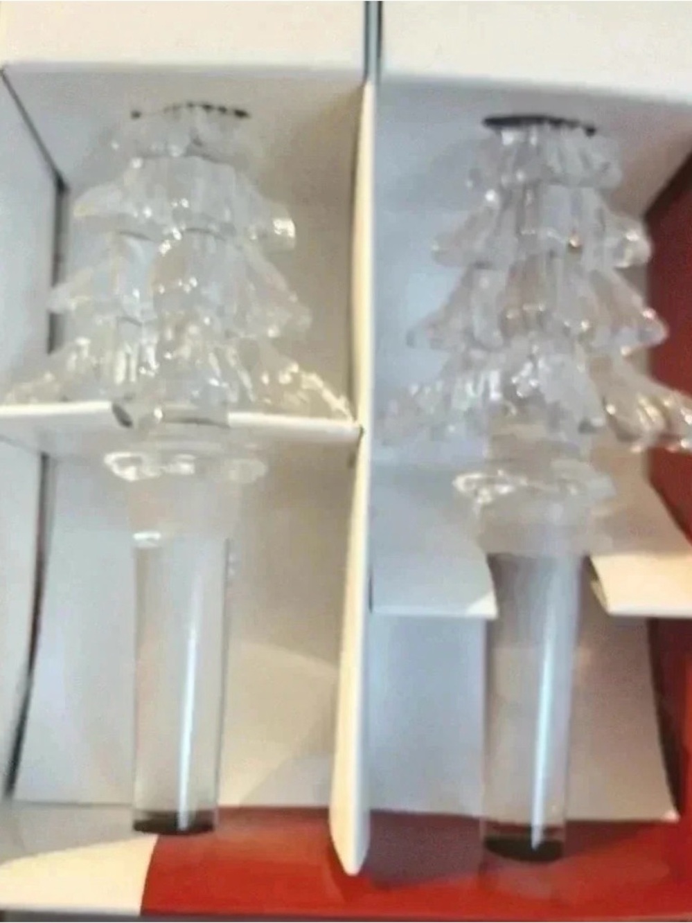 Mikasa Wine Bottle Stopper Set Fine Crystal Tree
Shaped Boxed Holiday Classics - Picture 8 of 10